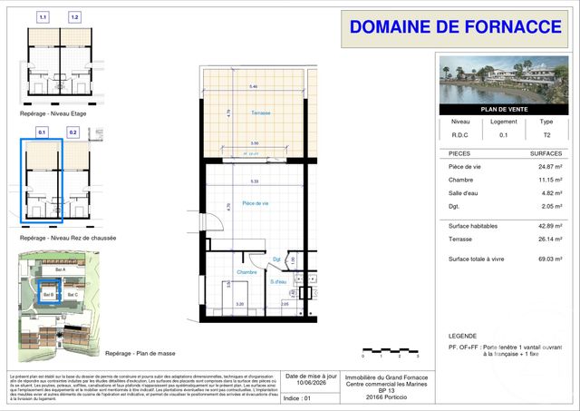 Appartement T2 à vendre PORTICCIO