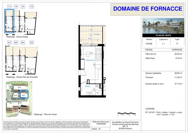 Appartement T1 à vendre PORTICCIO