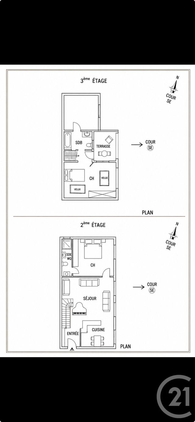 Appartement Duplex &agrave; vendre - 4 pi&egrave;ces - 81,04 m2 - Paris - 75014 - ILE-DE-FRANCE