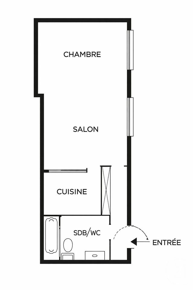 Appartement Studio &agrave; vendre - 1 pi&egrave;ce - 28,53 m2 - Paris - 75005 - ILE-DE-FRANCE